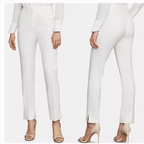 BCBGMaxAzria Pants - NWT BCBG off white cropped trousers size 4
